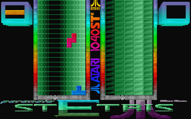 STetris atari screenshot